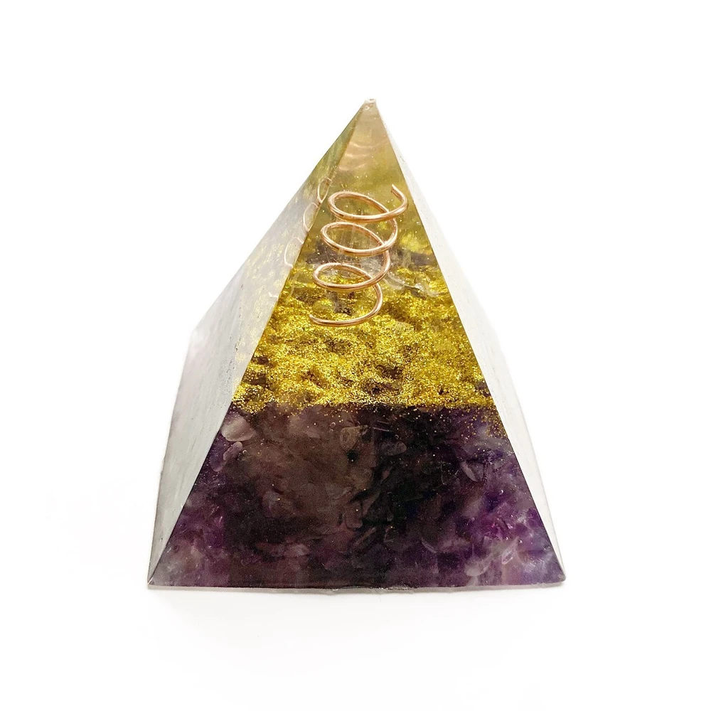 Natural Amethyst Stone Beads Purple Quartz Crystal Chips Orgonite Pyramid Energy Healing Resin Figurine Office Home Decoration
Natural Amethyst Stone Beads Purple Quartz Crystal Chips Orgonite Pyramid Energy Healing Resin Figurine Office Home Decoration