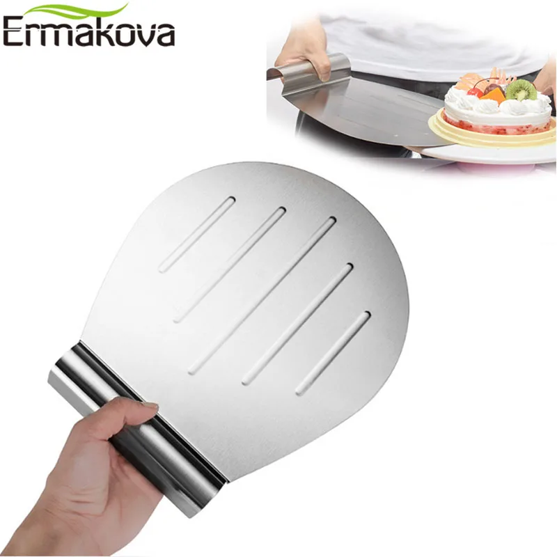 ERMAKOVA Cake Lifter Stainless Steel Pizza Lifter Pancake Transfer Tray Cake Shovel for Kitchen Baking Bakeware Pastry Tool
ERMAKOVA Cake Lifter Stainless Steel Pizza Lifter Pancake Transfer Tray Cake Shovel for Kitchen Baking Bakeware Pastry Tool