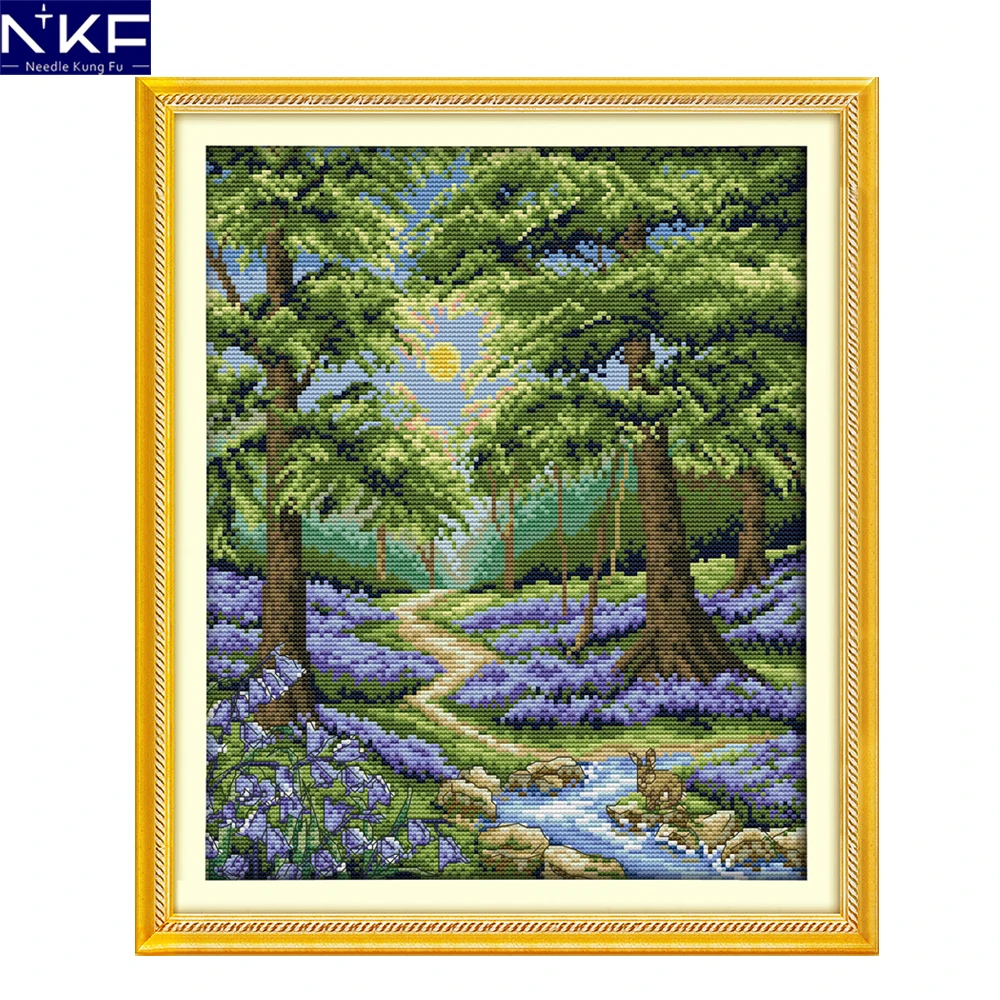 NKF Bluebell лесной узор 11CT 14CT DIY Набор крестиков для вышивки штампованные наборы Настенный декор рукоделие крестиком
NKF Bluebell лесной узор 11CT 14CT DIY Набор крестиков для вышивки штампованные наборы Настенный декор рукоделие крестиком