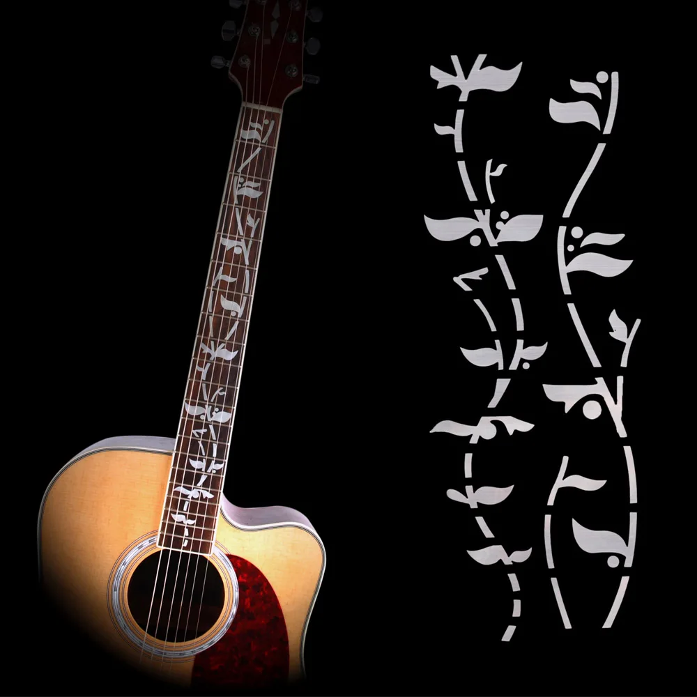 Acoustic Electric Tree Of Life J.Custom Music Guitar Bass DIY Neck Fretboard/ Fret Inlay Sticker/ Stikers Silver Thin
Acoustic Electric Tree Of Life J.Custom Music Guitar Bass DIY Neck Fretboard/ Fret Inlay Sticker/ Stikers Silver Thin