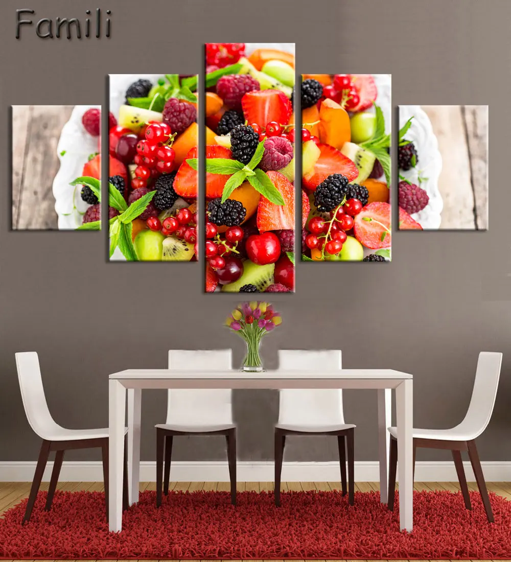 5pcs Wall Picture for Living Room Modern Wall Art Canvas Prints Fruits Canvas Painting Prints Modular Painting Hoom Decor
5pcs Wall Picture for Living Room Modern Wall Art Canvas Prints Fruits Canvas Painting Prints Modular Painting Hoom Decor