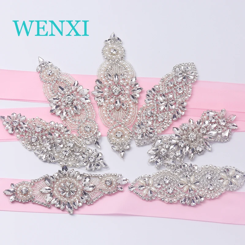 WENXI (10 шт.) оптовая продажа, ручная работа, искусственная аппликация, шитье на ремень для свадебного платья, DIY аксессуары для невесты
WENXI (10 шт.) оптовая продажа, ручная работа, искусственная аппликация, шитье на ремень для свадебного платья, DIY аксессуары для невесты