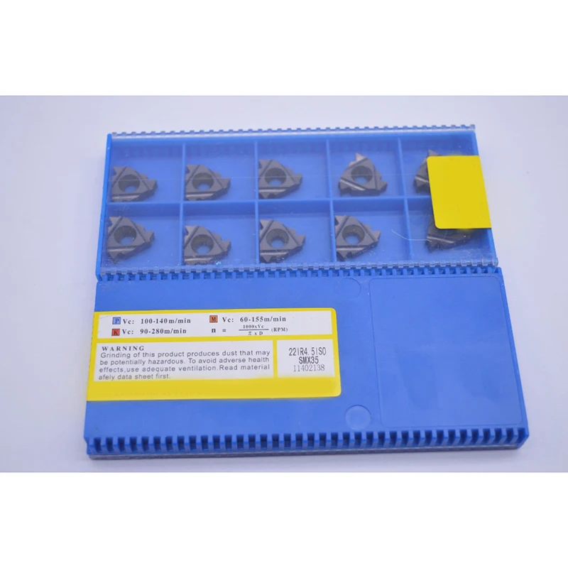 5pcs SUPER/METALLOY 22IR4.5 ISO SMX35 for steel parts processing stainless steel
5pcs SUPER/METALLOY 22IR4.5 ISO SMX35 for steel parts processing stainless steel