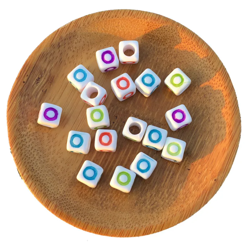High Quality 1900PCS 7*7MM Big Hole Colorful O Printing Single Alphabet Letters Beads for DIY Initial Name Knit Bracelet Beads
High Quality 1900PCS 7*7MM Big Hole Colorful O Printing Single Alphabet Letters Beads for DIY Initial Name Knit Bracelet Beads