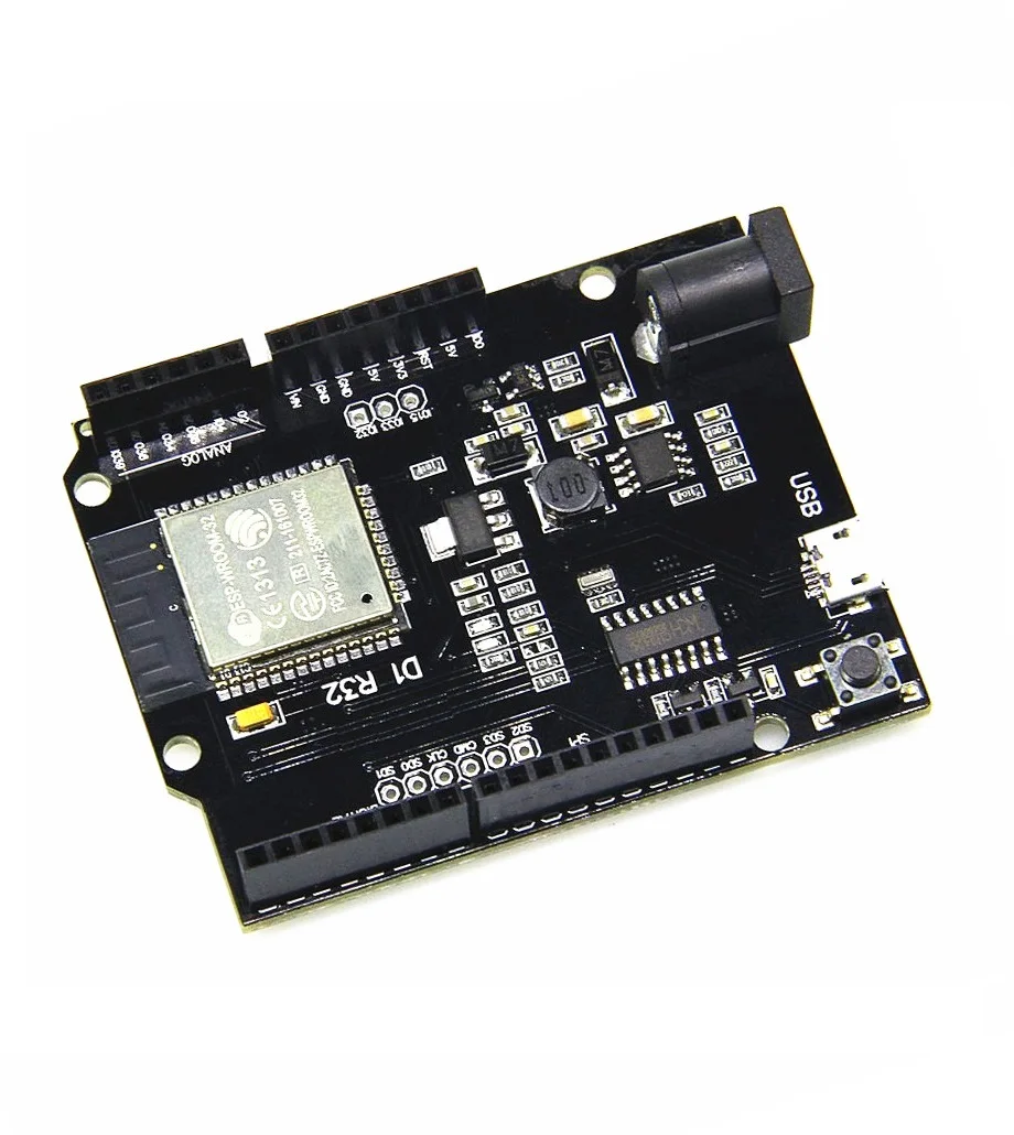 Для Wemos D1 ESP32 WiFi Bluetooth 4MB Flash UNO R32 Модуль платы CH340 CH340G макетная плата для Arduino
