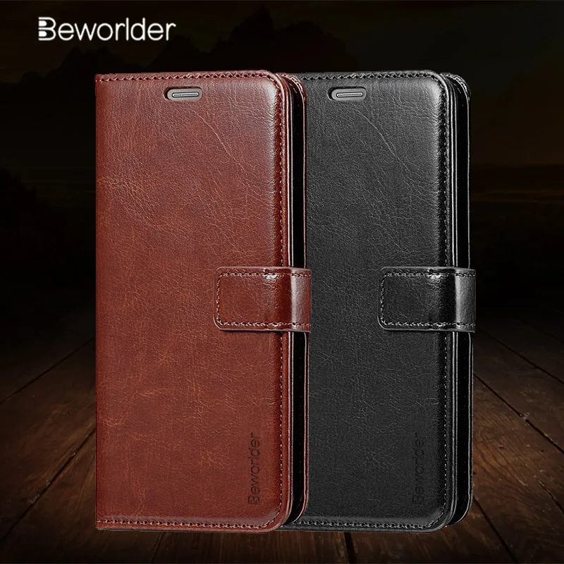 Beworlder для huawei Y3 II чехол 2 искусственная кожа Crazy Horse Чехол Флип Стенд фоторамка со