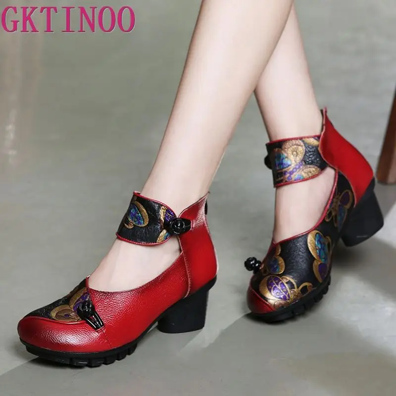 GKTINOO Cowhide Handmade Women Fashion Shoes High Heel Shoes 2021 new Genuine Leather Shoes Woman Fashion Pumps High Heels 5CM
GKTINOO Cowhide Handmade Women Fashion Shoes High Heel Shoes 2021 new Genuine Leather Shoes Woman Fashion Pumps High Heels 5CM