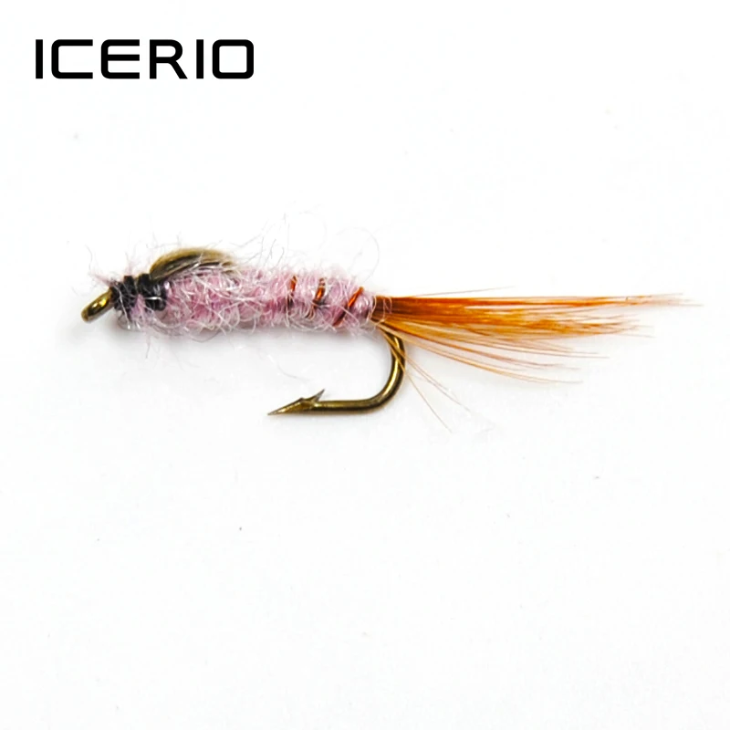 ICERIO 8 шт. латунная нить, коричневая Нимфа, форель, нахлыстовая рыболовная приманка #14
ICERIO 8 шт. латунная нить, коричневая Нимфа, форель, нахлыстовая рыболовная приманка #14