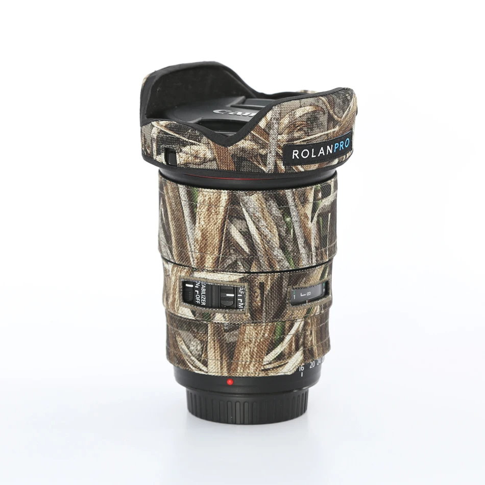 ROLANPRO Lens Camouflage Coat Rain Cover for Canon EF 16-35mm f4L IS USM Lens Protective Sleeve Guns Clothing Protection Case
ROLANPRO Lens Camouflage Coat Rain Cover for Canon EF 16-35mm f4L IS USM Lens Protective Sleeve Guns Clothing Protection Case