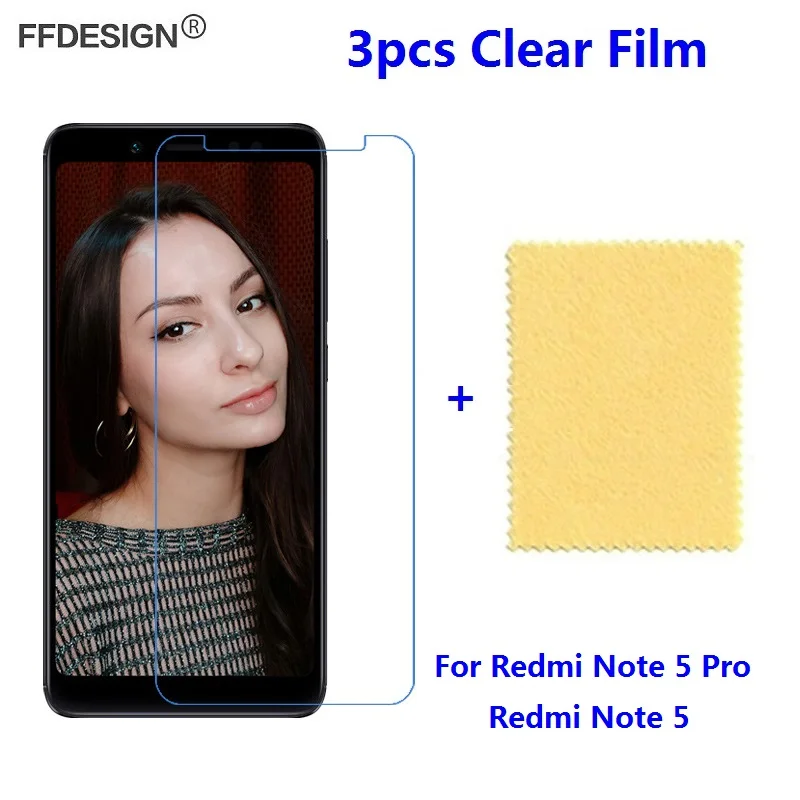 Xiomi Redmi Note 5 Pro прозрачная защитная пленка для ЖК экрана Xiaomi профессиональная