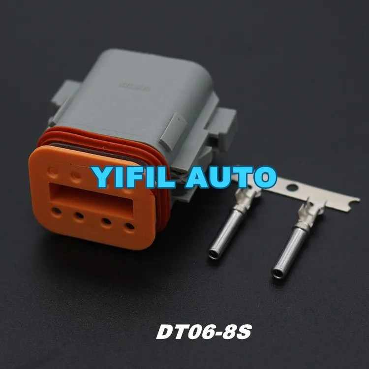 10sets/lot 8 Pin/Way Deutsch DT Male and Female Automotive Excavator Connector Daytime Lamp Modification Plug DT04-8P DT06-8S
10sets/lot 8 Pin/Way Deutsch DT Male and Female Automotive Excavator Connector Daytime Lamp Modification Plug DT04-8P DT06-8S