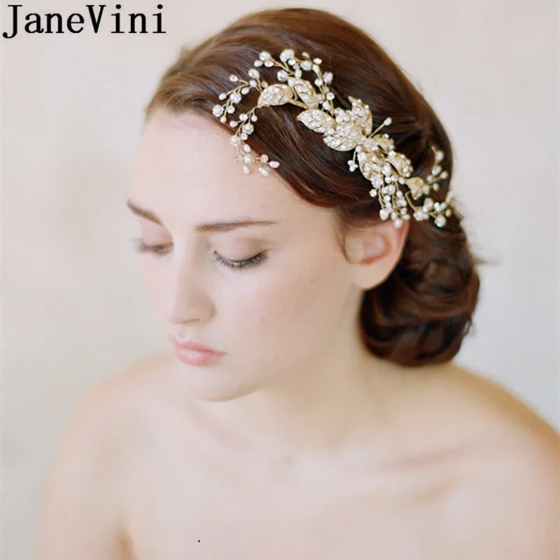 JaneVini Gold Bride Hairpin Hair Combs Set Luxury Pearl Crystal Jewelry Bridal Hair Metal Hairband Wedding Gelin Taclari 2018
JaneVini Gold Bride Hairpin Hair Combs Set Luxury Pearl Crystal Jewelry Bridal Hair Metal Hairband Wedding Gelin Taclari 2018