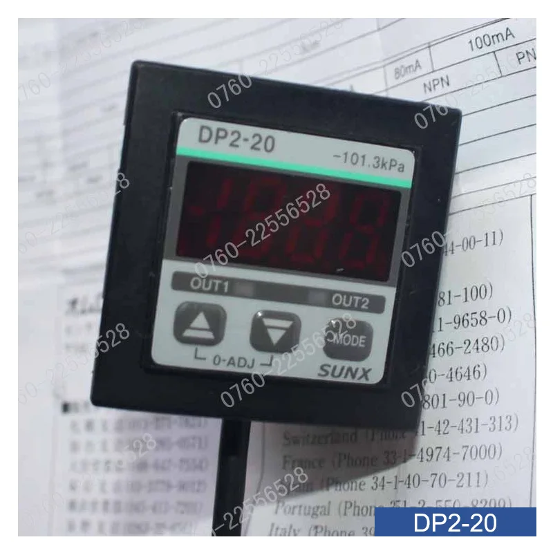Free Shipping High Quality SUNX Vision High Performance Digital Pressure Sensor DP2-20 DP2-20Z DP2-22 DP2-22Z DP2-21Z
Free Shipping High Quality SUNX Vision High Performance Digital Pressure Sensor DP2-20 DP2-20Z DP2-22 DP2-22Z DP2-21Z