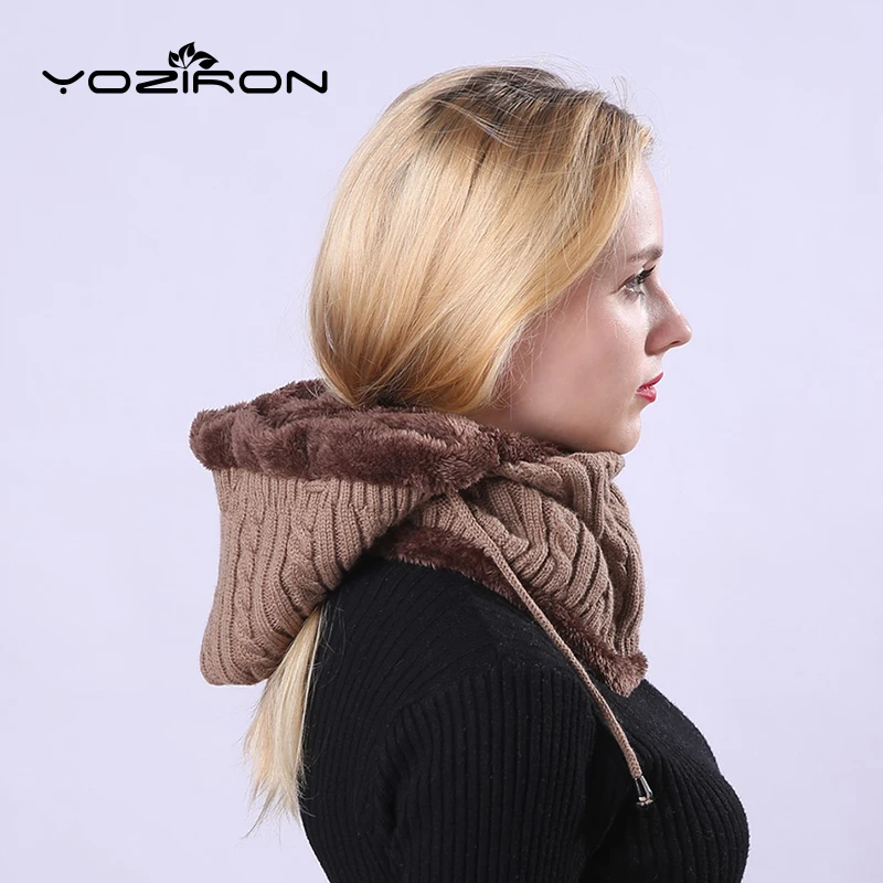 YOZIRON Knit Scarf Cap Neck Warmer Winter Hats For Women Men Adults Casual Velvet Thicken Ladies Skullies Beanies Ski Mask
YOZIRON Knit Scarf Cap Neck Warmer Winter Hats For Women Men Adults Casual Velvet Thicken Ladies Skullies Beanies Ski Mask