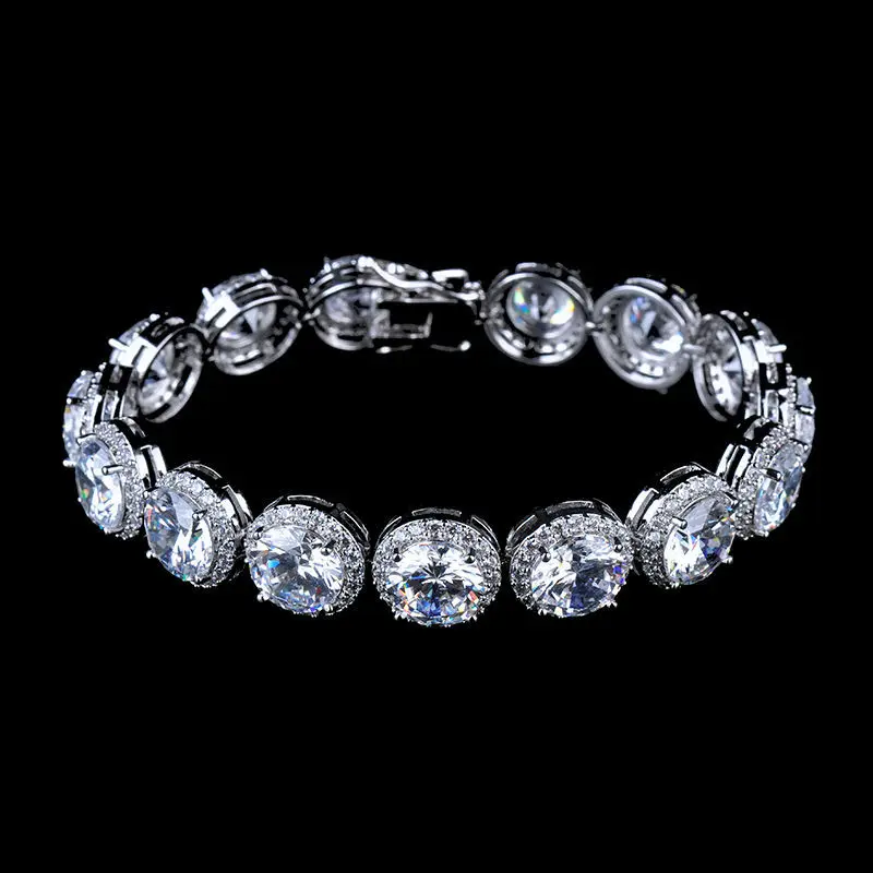 Luxury CZ Pave Bracelet Fashion White Gold Color Cubic Zirconia Bracelets Bangles For Women Accessories GLS0485
Luxury CZ Pave Bracelet Fashion White Gold Color Cubic Zirconia Bracelets Bangles For Women Accessories GLS0485