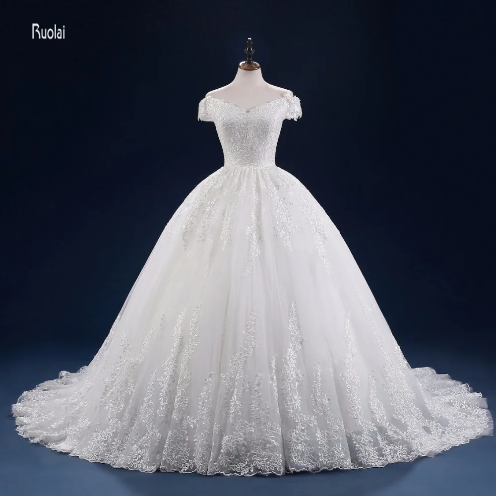 vestidos de noiva Applique Lace Ball Gown Wedding Dress 2017 robe de mariage Off the Shoulder Long Bridal Dress Lace Up Back
vestidos de noiva Applique Lace Ball Gown Wedding Dress 2017 robe de mariage Off the Shoulder Long Bridal Dress Lace Up Back