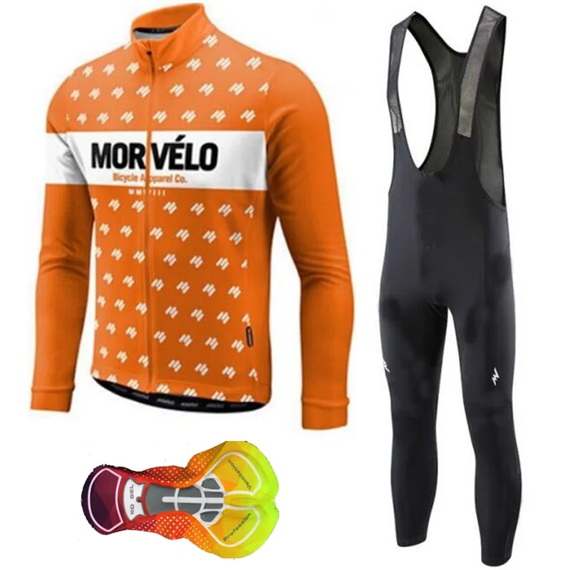 Morvelo Новинка 2019 года с длинным рукавом Велоспорт Джерси Bi куртка Велосипедный
