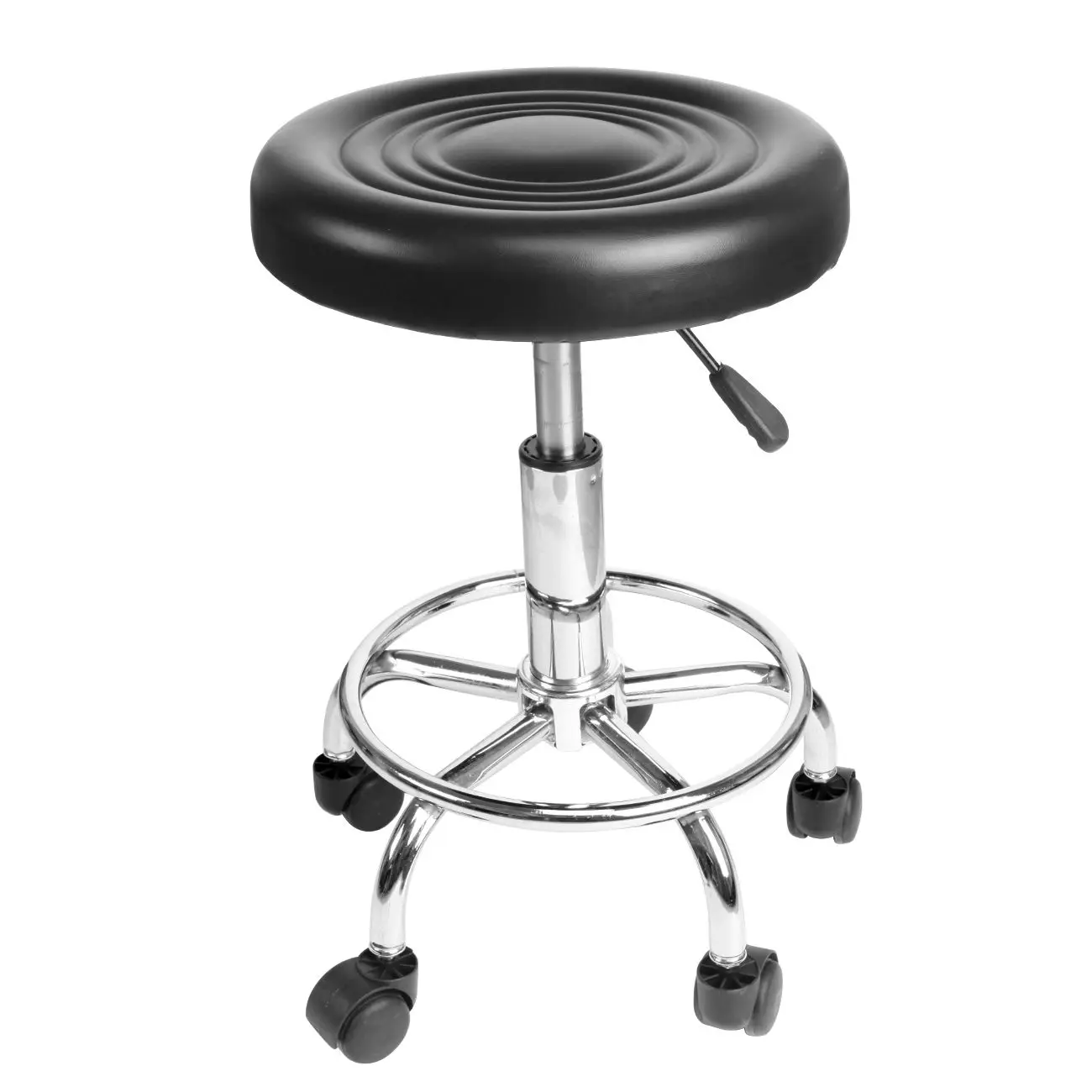 Гидравлический вращающийся Вращающийся стул, регулируемый массажный стул для татуировок и лица, для спа-салонов, черный 
Гидравлический вращающийся Вращающийся стул, регулируемый массажный стул для татуировок и лица, для спа-салонов, черный