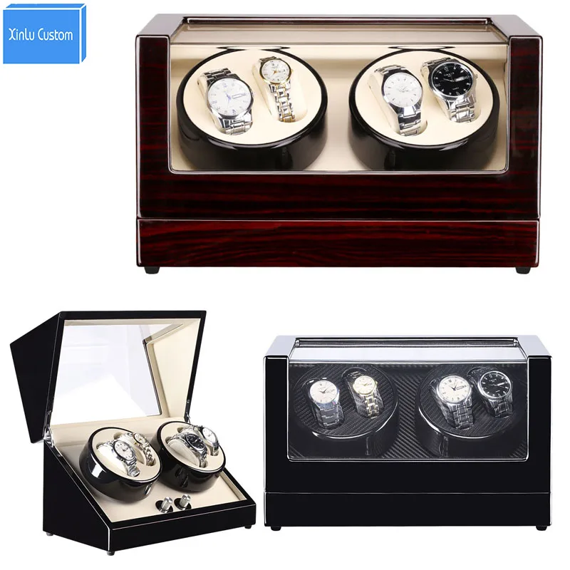 Watch Winder 4+0 Grids Lacquer Black Wood Luxury Watch Winders Rotate Watches Case for Automatic Watches Japan Mabuchi Motor Box
Watch Winder 4+0 Grids Lacquer Black Wood Luxury Watch Winders Rotate Watches Case for Automatic Watches Japan Mabuchi Motor Box