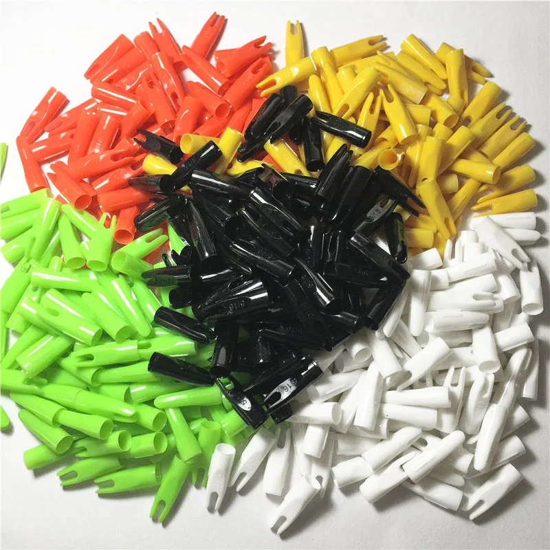 OBAADTF 100 pcs/lot ID 5/16" Cone Archery Arrow Hunting Arrows Nocks Plastic Outwear Arrow Tail Used For OD 8mm Wooden Arrow
OBAADTF 100 pcs/lot ID 5/16" Cone Archery Arrow Hunting Arrows Nocks Plastic Outwear Arrow Tail Used For OD 8mm Wooden Arrow