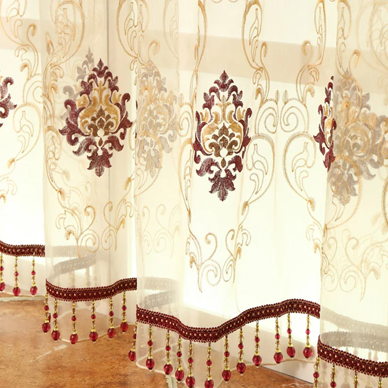 Helen Curtain Set Red Velvet Curtains For Bedroom Luxury European Design Valance Curtain For Living Room Embroidered Tulle Windo
Helen Curtain Set Red Velvet Curtains For Bedroom Luxury European Design Valance Curtain For Living Room Embroidered Tulle Windo