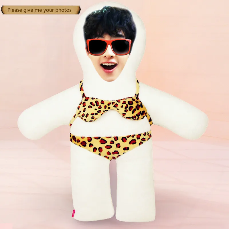 Photo custom pillow Leopard grain bikini humanoid cushion Christmas decorations diy gift custom Doll Birthday Valentine's Day
Photo custom pillow Leopard grain bikini humanoid cushion Christmas decorations diy gift custom Doll Birthday Valentine's Day