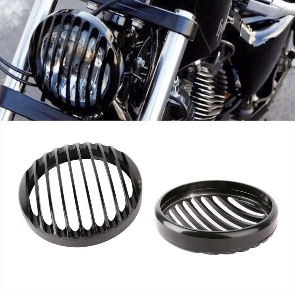 5.75inch Motorcycle Headlight CNC Grill Cover mask Headlamp Billet Cover For Sportster XL883 1200
5.75inch Motorcycle Headlight CNC Grill Cover mask Headlamp Billet Cover For Sportster XL883 1200
