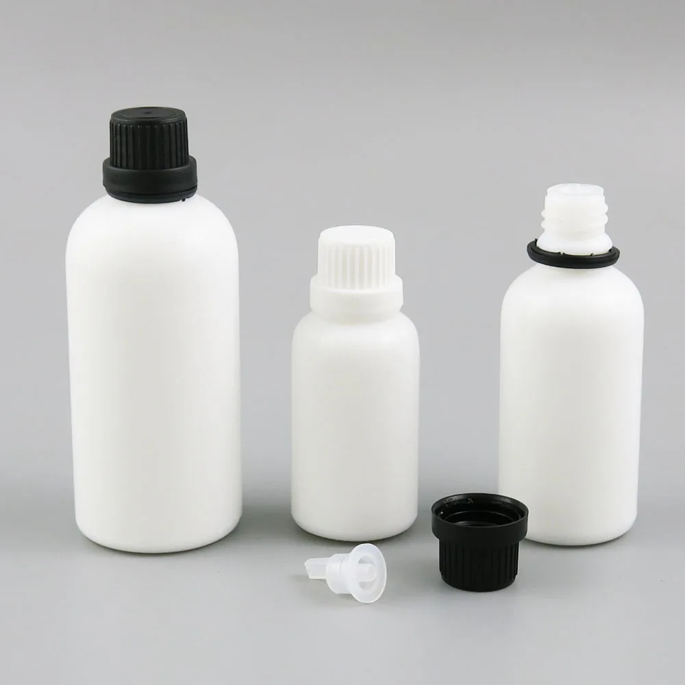 

Refillable Empy 15cc 1oz Natural White Glass Bottle With Tamper Evident Cap 30ml 50ml 100ml 1OZ White Glass Containers 200pcs