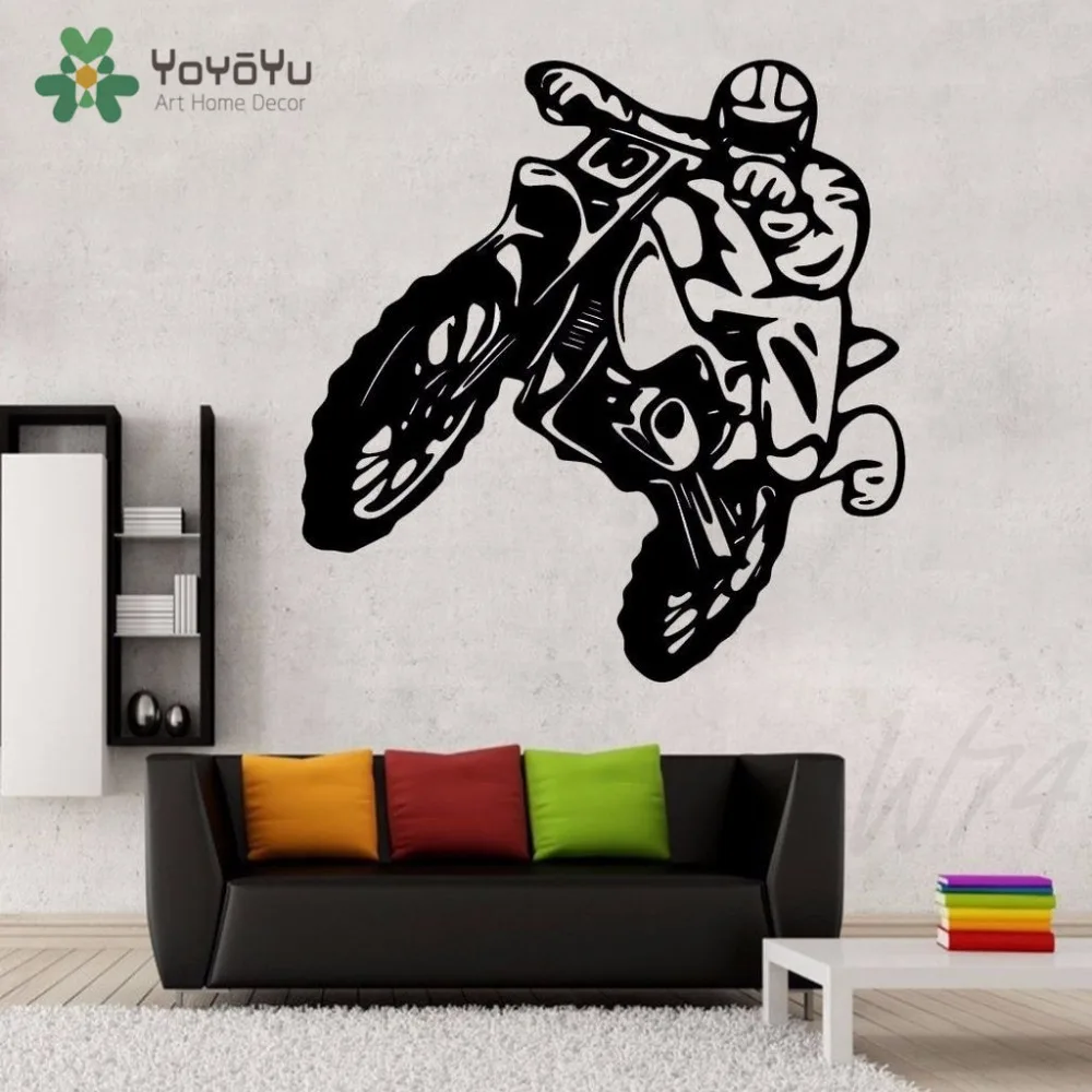 YOYOYU Wall Decal Vinyl Art Home Decor Sticker Bike Motorcycle Sport Decal Kids Room Decoration Removeable Poster ZX029
YOYOYU Wall Decal Vinyl Art Home Decor Sticker Bike Motorcycle Sport Decal Kids Room Decoration Removeable Poster ZX029