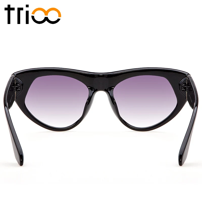 TRIOO Super Cool Cat Eye Ladies Sunglasses Cutting Polygon Style Shades Gradient Black Sun Glasses Women Fashion Lunette Female
TRIOO Super Cool Cat Eye Ladies Sunglasses Cutting Polygon Style Shades Gradient Black Sun Glasses Women Fashion Lunette Female