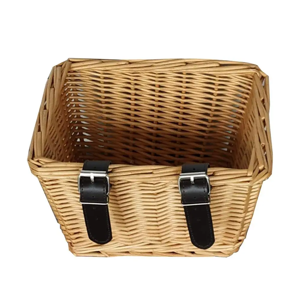 Outdoor 2019 Children's Bicycle Front Basket Rattan With Leather Straps For Children Cycling Bicycle Bucket Soft Durable
Outdoor 2019 Children's Bicycle Front Basket Rattan With Leather Straps For Children Cycling Bicycle Bucket Soft Durable