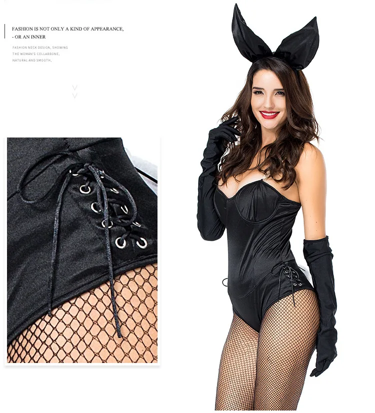 New Arrival Sexy Underwear Bunny Leotard Bodysuit Set Catwomen Cospaly Bunny Girl Dress Cute Bunny Costume for Role Plays
New Arrival Sexy Underwear Bunny Leotard Bodysuit Set Catwomen Cospaly Bunny Girl Dress Cute Bunny Costume for Role Plays
