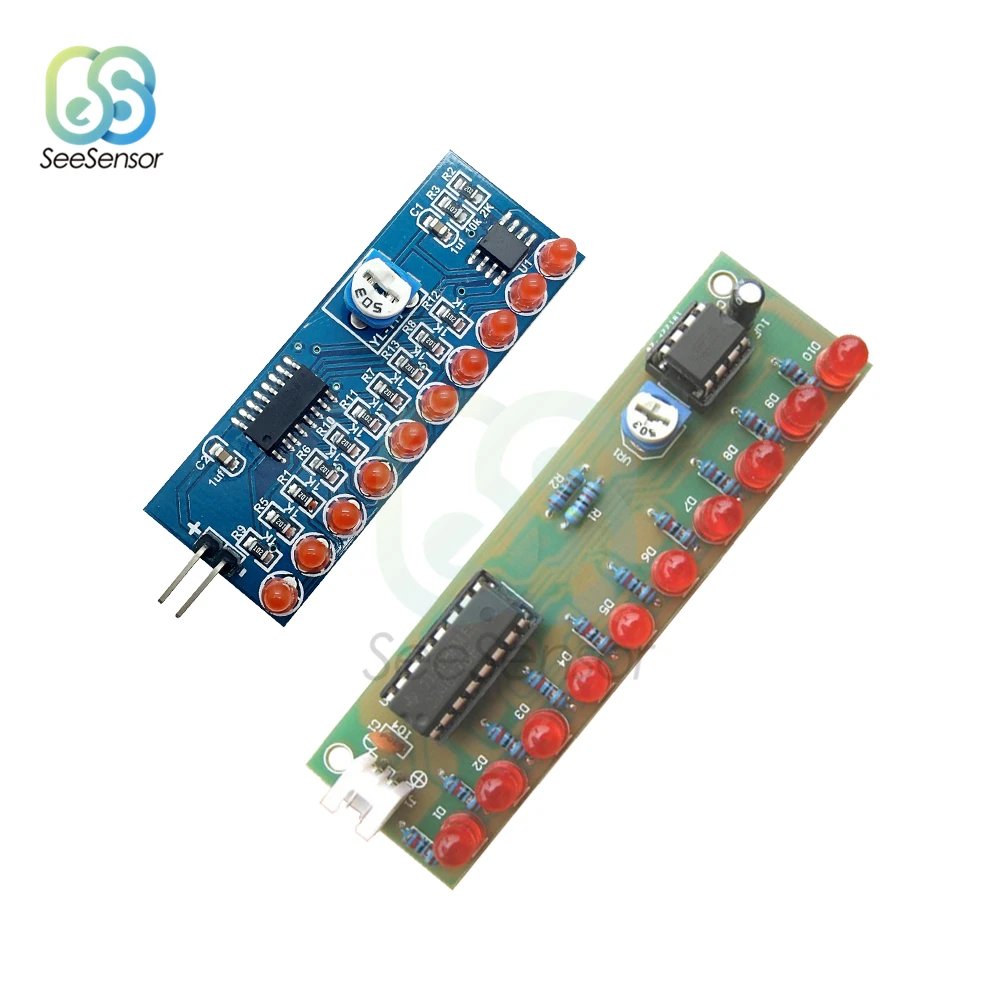 NE555+CD4017 Light Water Flowing Light LED Flashing Lights Module DIY Kit Smart Electronics Kits
NE555+CD4017 Light Water Flowing Light LED Flashing Lights Module DIY Kit Smart Electronics Kits