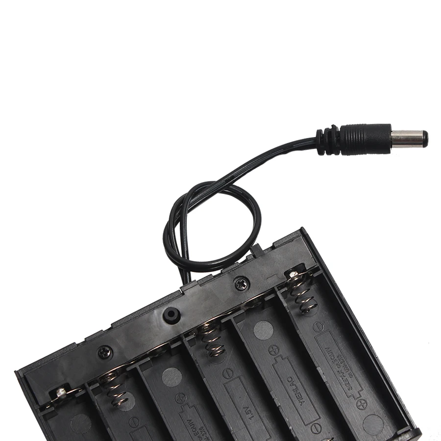 50PCS 4X 6X 8X AA Battery Case Storage Holder Black Plastic With DC Jack Wire&Cover for Aa Battery Connnector Wholesale
50PCS 4X 6X 8X AA Battery Case Storage Holder Black Plastic With DC Jack Wire&Cover for Aa Battery Connnector Wholesale