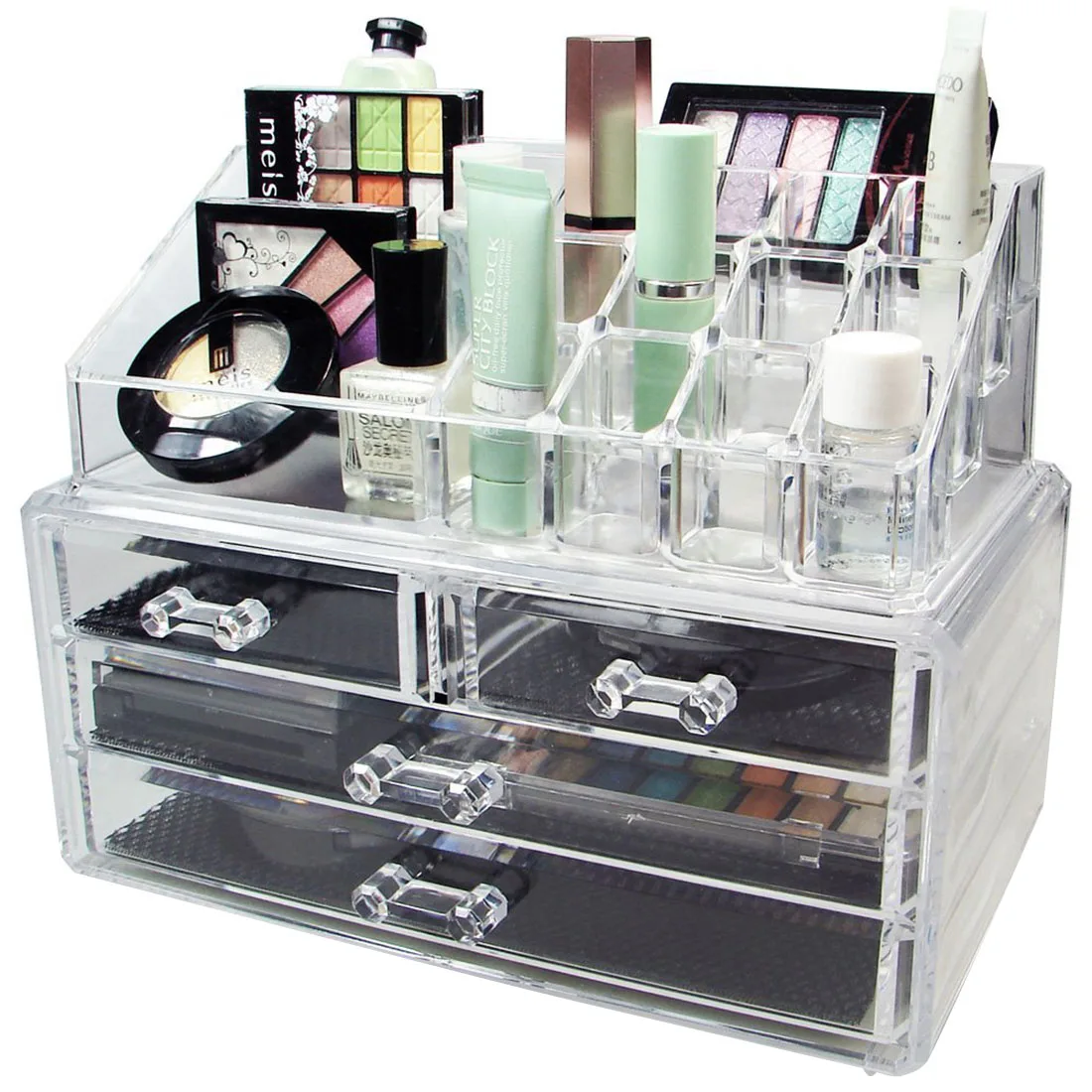 New Acrylic Makeup Organizer Storage Box Case Cosmetic Jewelry 4 Drawer Cases Holder Makeup Container Boxes Rangement Maquill
New Acrylic Makeup Organizer Storage Box Case Cosmetic Jewelry 4 Drawer Cases Holder Makeup Container Boxes Rangement Maquill