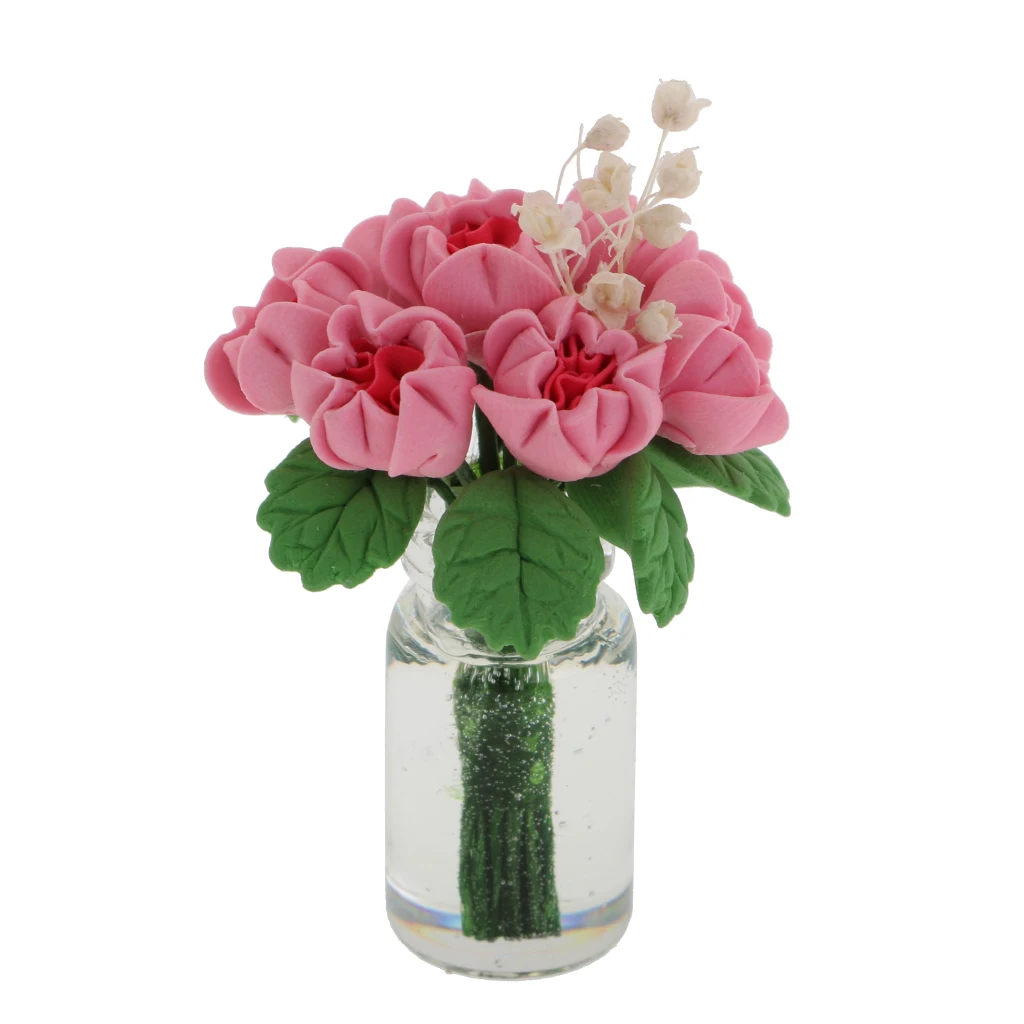 1:12 Scale Dollhouse Miniature Flower in Vase Fairy Garden Accessories Doll House Decoration Toys for Children Kid Birthday Gift
1:12 Scale Dollhouse Miniature Flower in Vase Fairy Garden Accessories Doll House Decoration Toys for Children Kid Birthday Gift