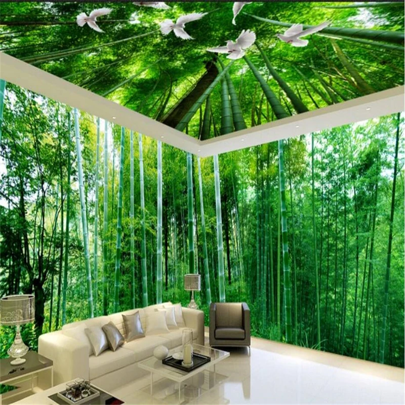 beibehang Custom wall paper living room bedroom murals fresh bamboo scenery 3D solid theme space background wall
beibehang Custom wall paper living room bedroom murals fresh bamboo scenery 3D solid theme space background wall