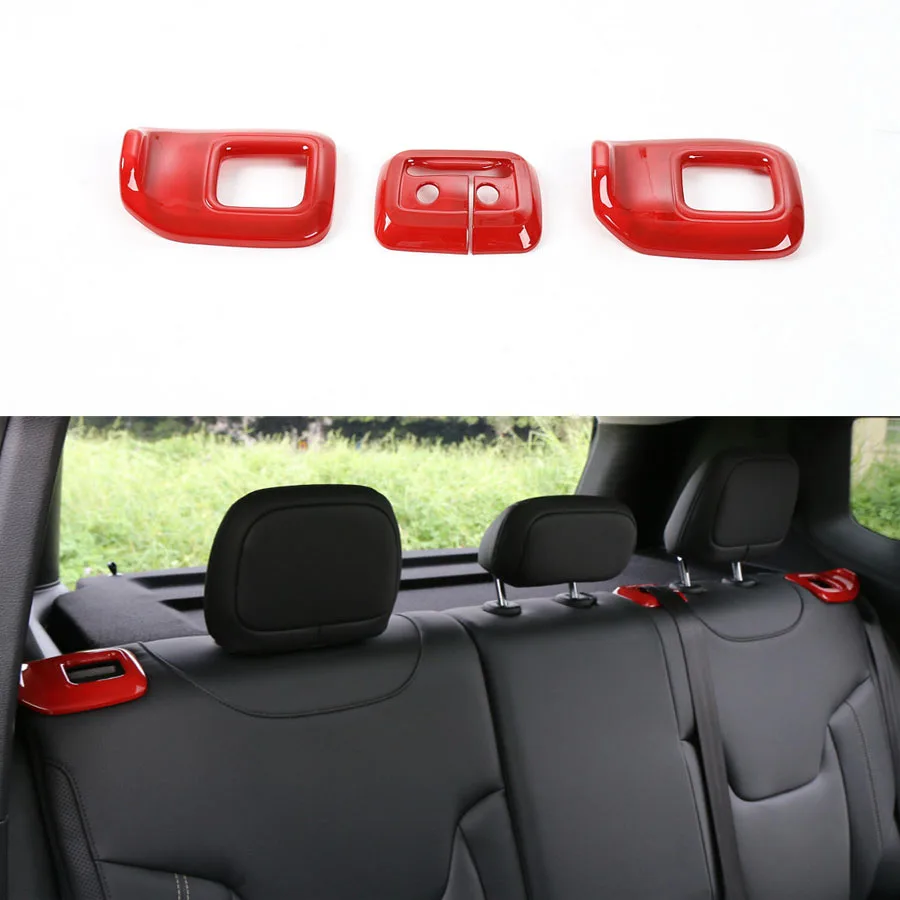 For Jeep Renegade 2015 2016 3Pcs Interior Car Rear Back Row Passenger Backrest Seats Belt Button Decorative Trim Cover
For Jeep Renegade 2015 2016 3Pcs Interior Car Rear Back Row Passenger Backrest Seats Belt Button Decorative Trim Cover