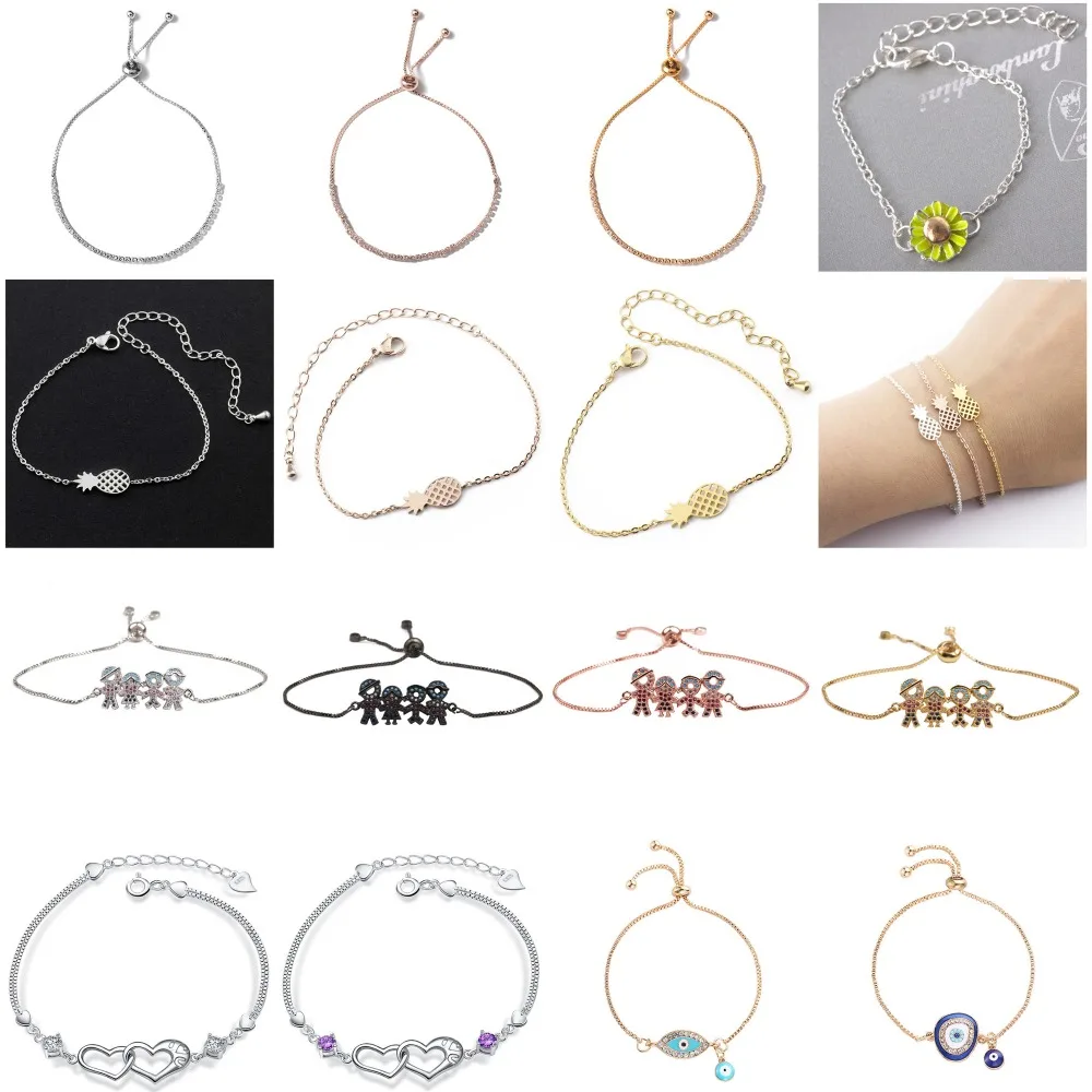 13 Kinds Bridal Chain Bracelet Rhinestone Family Heart Eye Pineapple Shaped Charm Bracelet wedding Jewelry Gifts For Women
13 Kinds Bridal Chain Bracelet Rhinestone Family Heart Eye Pineapple Shaped Charm Bracelet wedding Jewelry Gifts For Women
