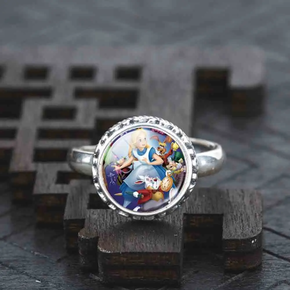 Vintage Jewelry Long Cartoon Alice in Wonderland Real Solid 925 Sterling Silver Ring Anime Statement Ring for Women
Vintage Jewelry Long Cartoon Alice in Wonderland Real Solid 925 Sterling Silver Ring Anime Statement Ring for Women