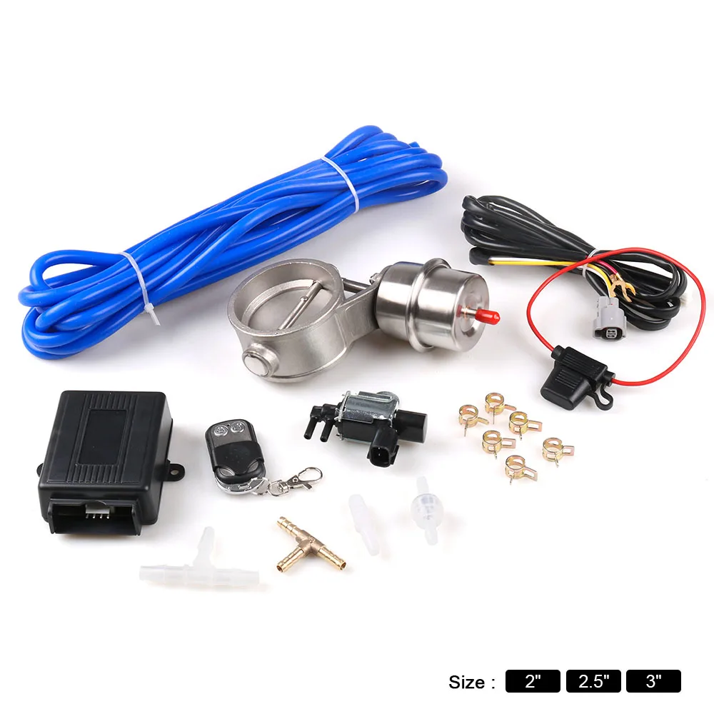 Car Vacuum Exhaust Cutout Valve Close style Wireless Remote Controller Set 2'' 51MM/2.5''63MM/ 3'' 76MM
Car Vacuum Exhaust Cutout Valve Close style Wireless Remote Controller Set 2'' 51MM/2.5''63MM/ 3'' 76MM