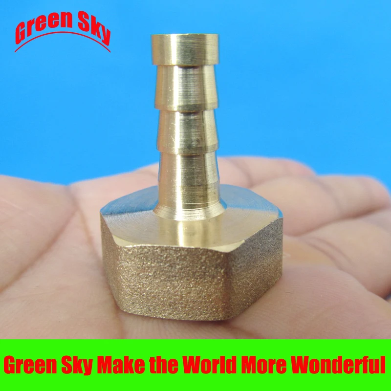 6mm Hose Barb Tail To 1/2"PT BSP Female Thread Straight Barbed Brass Connector Joint Copper Pipe Fitting Coupler Adapter
6mm Hose Barb Tail To 1/2"PT BSP Female Thread Straight Barbed Brass Connector Joint Copper Pipe Fitting Coupler Adapter