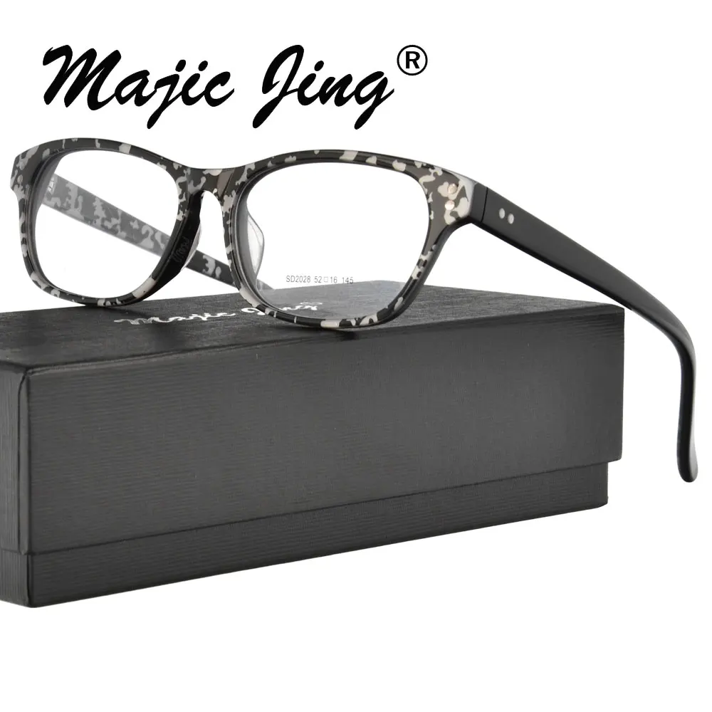 Magic Jing acetate myopia eyewear eyeglasses RX optical frames prescription spectacles for men SD2028
Magic Jing acetate myopia eyewear eyeglasses RX optical frames prescription spectacles for men SD2028
