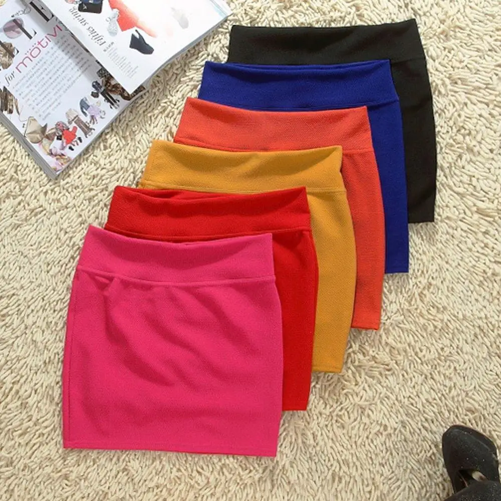 2019 Women Sexy Summer Package Hip Pencil Skirt Candy Color Ladies Seamless Elastic Pleated Skirt High Waist Skinny Mini Skirt
2019 Women Sexy Summer Package Hip Pencil Skirt Candy Color Ladies Seamless Elastic Pleated Skirt High Waist Skinny Mini Skirt
