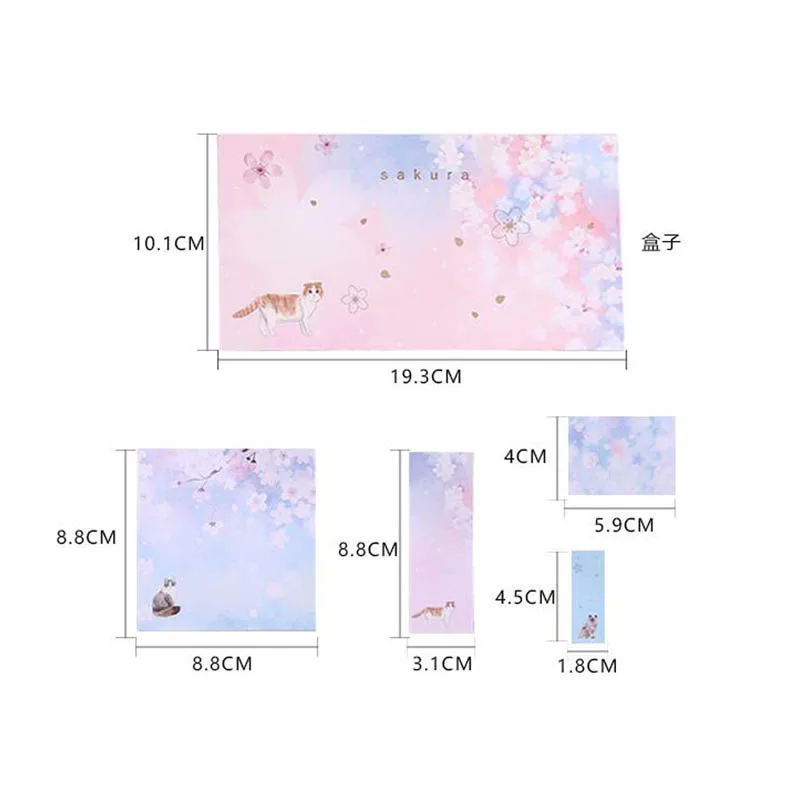 Premium Sakura Sticky Notes Boxed Starry Sky Sakura Cat Memo Pads Sakura Posted It For Girls
Premium Sakura Sticky Notes Boxed Starry Sky Sakura Cat Memo Pads Sakura Posted It For Girls