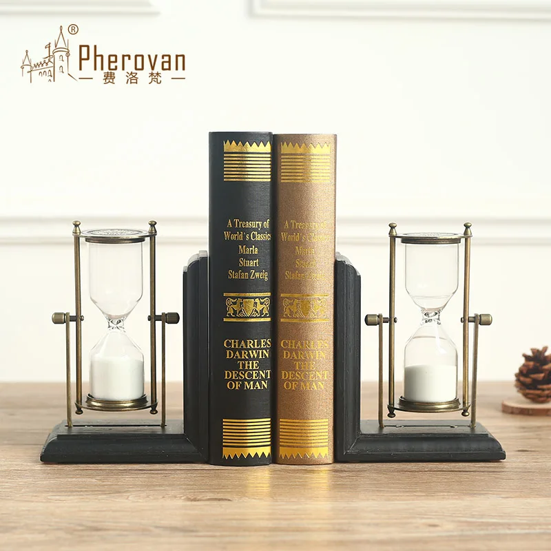 style wooden hourglass Book Book American indoor study Home Furnishing bookend jewelry ornaments desktop Bookends
style wooden hourglass Book Book American indoor study Home Furnishing bookend jewelry ornaments desktop Bookends