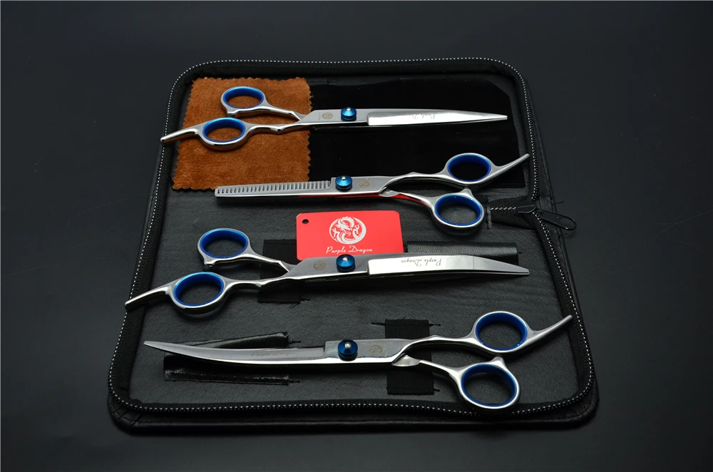 4Pcs Suit 7.0 Inch 19.5cm Pets Professional Hair Hairdressing Scissors Cutting + Thinning Scissors + Down&Up Curved Shears
4Pcs Suit 7.0 Inch 19.5cm Pets Professional Hair Hairdressing Scissors Cutting + Thinning Scissors + Down&Up Curved Shears