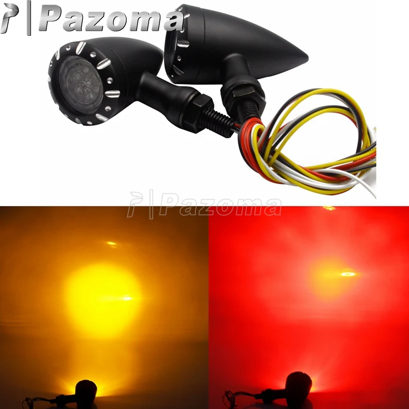 12V 10MM Motorcycle LED Bullet Turn Signal Lamp Light Assembly Brake Runing Stop Light Blinker For Harley Chopper Cafe Racer
12V 10MM Motorcycle LED Bullet Turn Signal Lamp Light Assembly Brake Runing Stop Light Blinker For Harley Chopper Cafe Racer