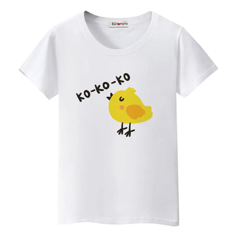 BGtomato Little Yellow Chicken Tshirt Lovely Cartoon Shirt Women Funny Tops Cute Summer T-shirt Kawaii Clothes Casual Modis
BGtomato Little Yellow Chicken Tshirt Lovely Cartoon Shirt Women Funny Tops Cute Summer T-shirt Kawaii Clothes Casual Modis