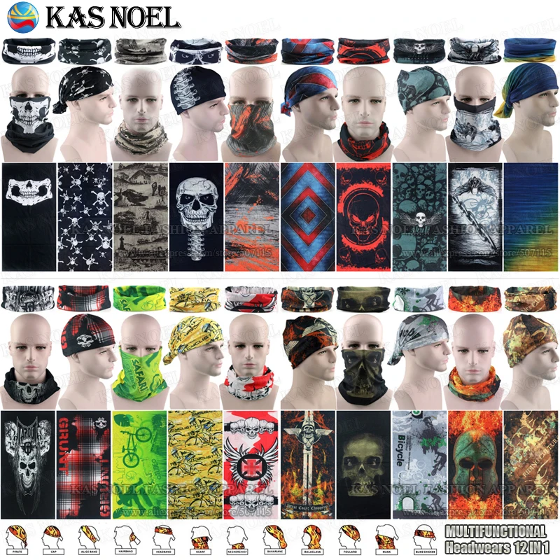 Latest Outdoor Sports Scarves Sunscreen Bicycle Scarf Headband Tubular Multi Purpose Skull Face Shield Seamless Bandana Headwear
Latest Outdoor Sports Scarves Sunscreen Bicycle Scarf Headband Tubular Multi Purpose Skull Face Shield Seamless Bandana Headwear